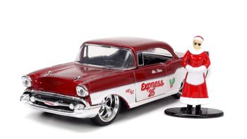 JAD33750 - CHEVROLET BEL AIR MRS SANTA CLAUS 1957 rood