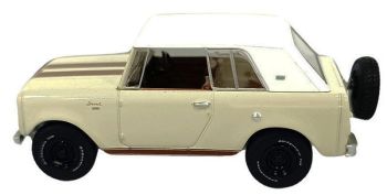 GREEN35310-B - 1967 INTERNATIONAL Scout 800 Sportop (beige & bruin) - ALL-TERRAIN-serie (blisterverpakking)