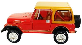 GREEN35310-E - 1980 JEEP CJ-7 Laredo (rood) - ALL-TERRAIN-serie (blisterverpakking)