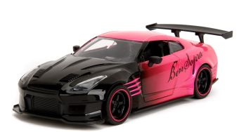 JAD35500 - NISSAN GTR 2009 zwart en roze - BEN SOPRA - PINK SLIPS