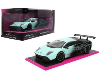 JAD35516 - LAMBORGHINI Murcielago LP640 Zwart en Blauw PINK SLIPS