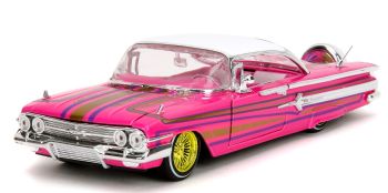 JAD35984 - CHEVROLET IMPALA 1960 Roze - PINK SLIPS