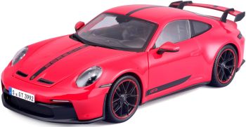 MST36458R - Porsche 911 GT3 uit 2022, rood met zwarte strepen