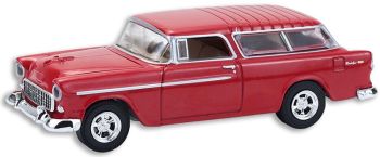 GREEN37330-A - 1955 Chevrolet Nomad Custom Wagon, rood, uit de Barrett-Jackson-serie