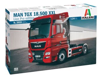 ITA3959 - MAN TGX XXL 4x2 Red Lion Pro Edition om te assembleren en te spuiten