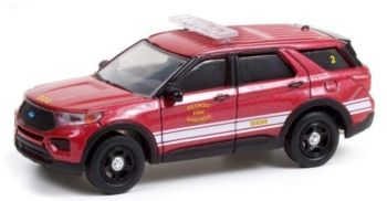 GREEN30257 - 2020 FORD Police Interceptor Detroit Fire Department blisterverpakking