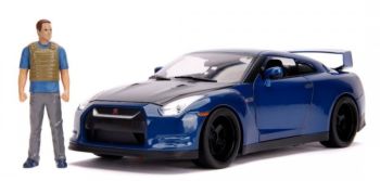 JAD31142 - NISSAN Skyline GT-R R35 FAST AND FURIOUS 7 met figuur en verlichting
