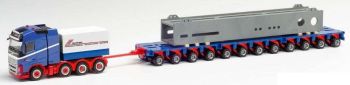 HER312158 - VOLVO FH 16 Globtrotter 8x4 met 12-assige dieplader en RIWATRANS belading