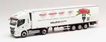 HER312257 - IVECO Stralis Np 4x2 met koeloplegger 3 Assen MÜLLER