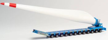 HER313032 - GOLDHOFER FTV 300 windturbineblad transportmodule met blad