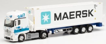 HER313384 - MERCEDES Actros GigaSpace 4x2 GDH met zijladeraanhangwagen 3 assen MAERSK