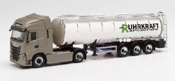 HER313865 - IVECO S-Way 4x2 met 3-assige tankwagen van RUHRKRAFT