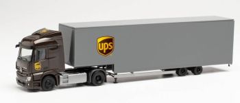 HER314244 - MERCEDES Actros S. 4x2 met UPS 2 assen aanhangwagen