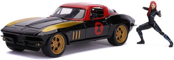 JAD31749 - 1966 Chevy CORVETTE met BLACK WIDOW