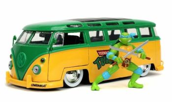 JAD31786 - VOLKSWAGEN Bus TORTUES NINJA met Leonardo beeldje