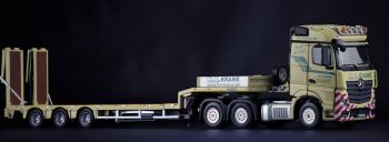 IMC32-0124 - MERCEDES Actos BigSpace 6x4 met NOOTEBOOM 3 Assen HN KRANE dieplader