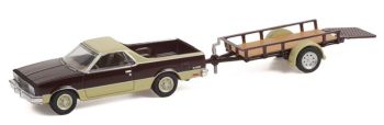 GREEN32240-B - CHEVROLET El Camino Conquista 1984 aanhangwagen uit de HITCH & TW serie in blisterverpakking
