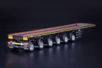 IMC33-0162 - Flatbed 6 assen NOOTBOOM OVB met 10ft container