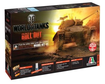 ITA36504 - Tank M24 Chaffee WORLD OF TANKS om te monteren en te schilderen
