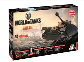ITA36513 - Tank Panzer IV WORLD OF TANKS om te monteren en te schilderen