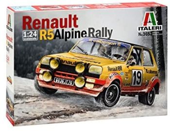 ITA3652 - RENAULT 5 Alpine Rally om te monteren en te schilderen