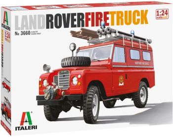 ITA3660 - LAND ROVER Brandweerwagen om in elkaar te zetten en te schilderen