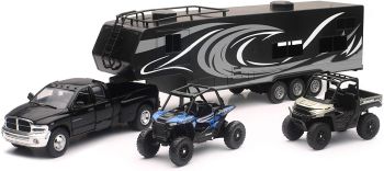 NEW37046 - Camper met RANGER XP1000 en twee POLARIS RZR XP turbo