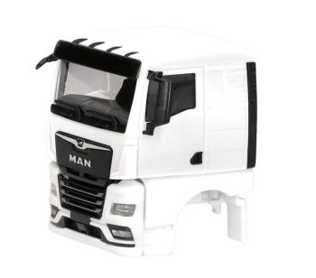 HER086363 - MAN TGX GN-cabine, wit - 2 onderdelen om in elkaar te zetten