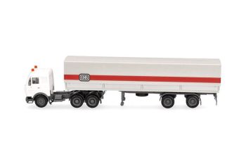 HER318846 - MERCEDES BENZ NG 6x4 met aanhangwagen 2 assen DB