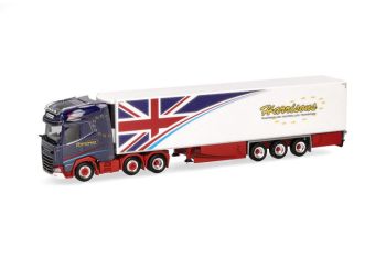 HER319225 - DAF XG 6x2 met oplegger met 3 assen HARRISONS