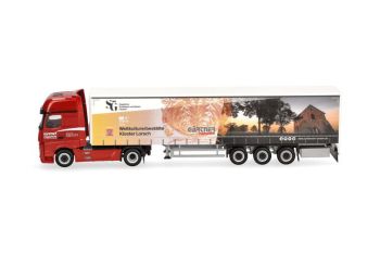 HER939256 - MERCEDES BENZ Actros 2018 4x2 met 3-assige oplegger GARTNER - Klooster van Lorsch