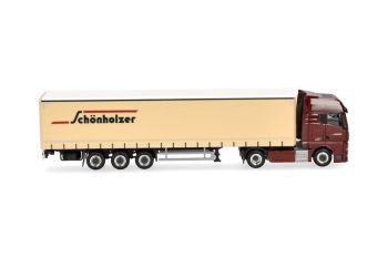 HER962216 - MAN TGX GX 4x2 met 3-assige oplegger SCHONHOLZER