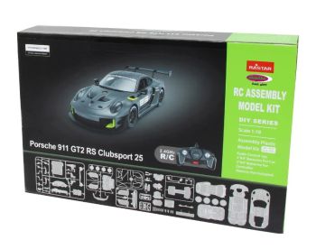 JAM402190 - Bouwpakket - PORSCHE 911 GT2 RS Clubsport #25 Grijs - Radiografisch bestuurd