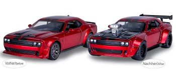 JAM402614 - 2022 DODGE Challenger SRT Jailbreak 2-in-1 Rood Bouwbaar