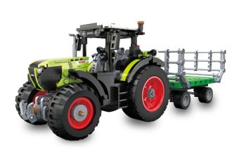 JAM402945 - CLAAS Arion 660 met dieplader - bouwstenen - 488 onderdelen