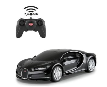 JAM405136 - Bugatti Chiron Zwart - Radiografisch bestuurd