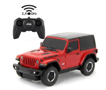 JAM405195 - Jeep Wrangler JL Rood - Radiografisch bestuurd