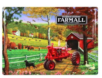 42005 - McCormick metalen bord - Deering - 43x30 cm