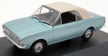 OXF43CCC001A - FORD Cortina MKII Crayford Soft top Blauw