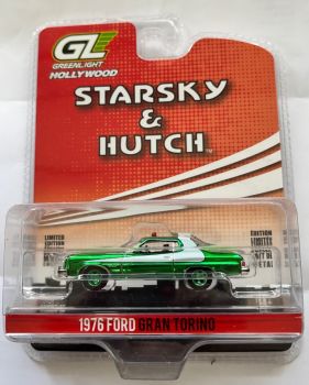 GREEN44780-A-VERT - FORD Gran Torino 1976 STARSKY AND HUTCH (groen) (in blisterverpakking)