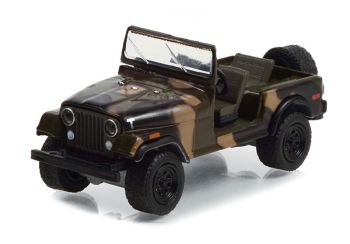 GREEN44965-E - JEEP CJ-7 1981 uit de serie FALL GUY in blisterverpakking