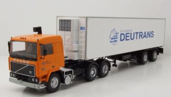 PRX47217 - VOLVO F12 6x4 1980 met gekoelde 2-assige aanhanger - DEUTRANS