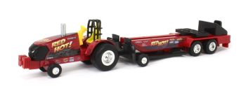 ERT47620 - CASE IH Magnum trekt met een RED HOT-aanhanger!