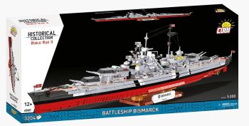 COB4860 - Slagschip Bismarck - 3204 onderdelen