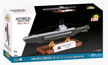 COB4861 - Onderzeeboot klasse U HNoMS Uredd P-41 - 142 onderdelen