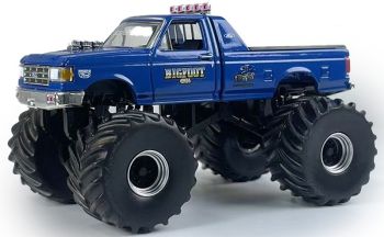 GREEN49160-D - FORD F-350 1990 #4 Monstertruck - BIG FOOT uit de serie KINGS OF CRUNCH in blisterverpakking
