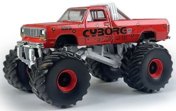 GREEN49160-E - DODGE Ram D250 1990 Monstertruck - CYBORG uit de serie KINGS OF CRUNCH in blisterverpakking
