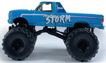GREEN49160-F - FORD F-250 1993 Monstertruck - NORTHERN STORM uit de serie KINGS OF CRUNCH in blisterverpakking