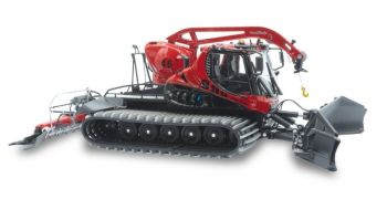 JC4960 - PISTENBULLY 800W sneeuwruimer met lier en zwarte markeringen