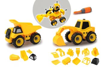 JAM405168 - 9 in 1 bouwmachines set